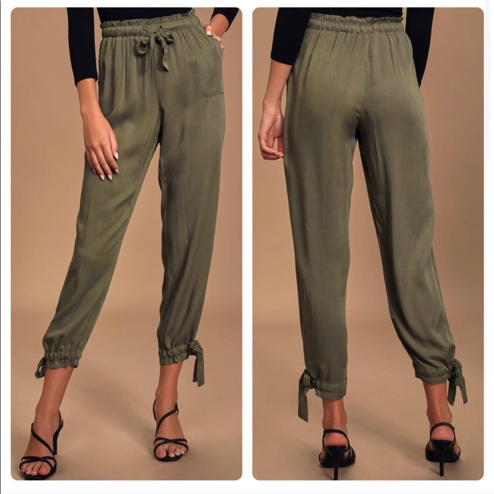 Lulus Sebastian Olive Green Pants